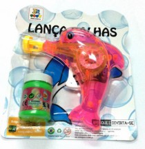 PISTOLA DE PLAST. P/ FAZER BOLHAS DE SABAO MD - Distribuidora 12 de Outubro