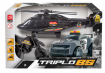CARROS SORTIDOS TRIPLO BS NA CAIXA 35X19X20CM - Distribuidora 12 de Outubro