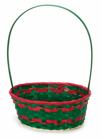 CESTO BAMBU COM ALCA 26X10X20X36 CM - Distribuidora 12 de Outubro