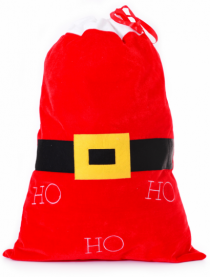 SACO PRESENTE NOEL CINTO 47X67CM - Distribuidora 12 de Outubro