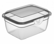 CONTAINER CLICK 800ML TRANSPARENTE - Distribuidora 12 de Outubro