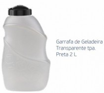 GARRAFA TRANSPARENTE TAMPA PRETA 2 LITROS - Distribuidora 12 de Outubro