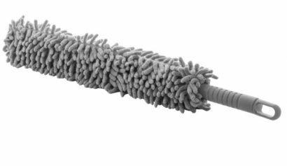 ESPANADOR DE MICROFIBRA C/ENCAIXE P/CABO CINZ - Distribuidora 12 de Outubro