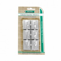 GANCHO DE PAREDE 6PCS - Distribuidora 12 de Outubro