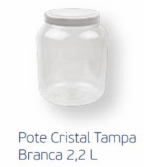 POTE BOLD 2,2 L TAMPA BRANCA - Distribuidora 12 de Outubro