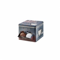 PORTA CAPSULAS COM JANELA 14,5x14,5x13CM - Distribuidora 12 de Outubro