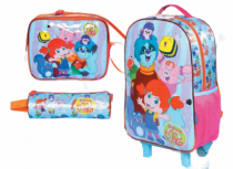 KIT MOCHILA LANCHEIRA ESTOJO DIARIO DA MIKA - Distribuidora 12 de Outubro
