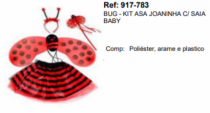 BUG - KIT ASA JOANINHA C/ SAIA BABY - Distribuidora 12 de Outubro