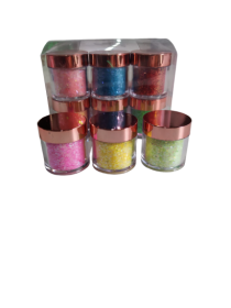 GLITTER/PURPURINA KIT C/ 12 POTINHOS SORTI - Distribuidora 12 de Outubro