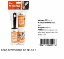 ROLO REMOVEDOR DE PELOS 3PCS - Distribuidora 12 de Outubro