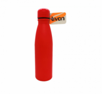 GARFAFA BOLICHE 600ML ALUMINIO VERMELHA FOSCA - Distribuidora 12 de Outubro