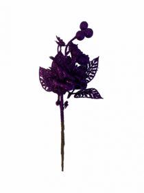 GALHO COM FLOR GLITTER - Distribuidora 12 de Outubro