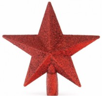 ENFEITE ESTRELA TOPO DE ARVORE SORTIDO 15CM - Distribuidora 12 de Outubro