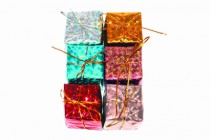 NATAL ENFEITE PRESENTE 6 PECAS 4CM SORTIDO - Distribuidora 12 de Outubro