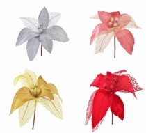FLOR PETALAS VAZADA KLUYE 27X15CM - Distribuidora 12 de Outubro