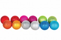 KIT BOLA GLITTER 7CM 6 PECAS SORTIDO - Distribuidora 12 de Outubro