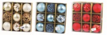 KIT BOLAS DECORADAS SORTIDAS 8CM 9 PECAS - Distribuidora 12 de Outubro