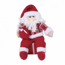 PAPAI NOEL SENTADO PRESENTE 35,5CM - Distribuidora 12 de Outubro