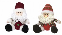 PAPAI NOEL SENTADO 25CM SORTIDO - Distribuidora 12 de Outubro