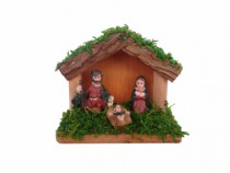 PRESEPIO SAGRADA FAMILIA 10X8,5X4,5CM - Distribuidora 12 de Outubro