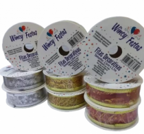FITA DECORATIVA P PRESENTE 2,7MX2,5CM SORTIDA - Distribuidora 12 de Outubro