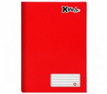CADERNO CAPA DURA COSTURADO 96FLS 20X27,5CM - Distribuidora 12 de Outubro