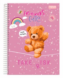 CADERNO 10 MATERIAS 160FLS CAPA DURA 20X27,5 - Distribuidora 12 de Outubro