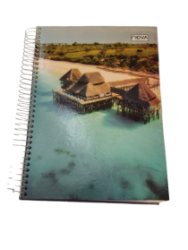 CADERNO CAPA DURA 10 MATERIAS 160FLS - Distribuidora 12 de Outubro