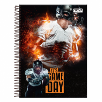 CADERNO CAPA DURA 10 MATERIAS 160FLS - Distribuidora 12 de Outubro