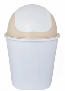 LIXEIRA 3L OSCIL BRANCA - Distribuidora 12 de Outubro