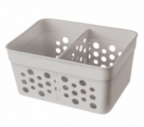 CESTO C 1 DIV MINI CINZA - Distribuidora 12 de Outubro