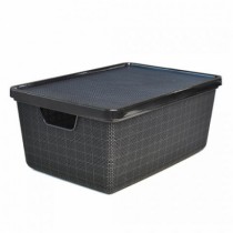 ORGANIZADOR JUTTA C TPA PRETO 16LT COLETA SEL - Distribuidora 12 de Outubro