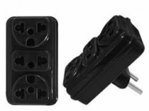 ADAPTADOR 3 SAIDAS PINO CENTRAL 10A - Distribuidora 12 de Outubro