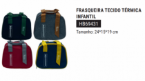 BOLSA TERMICA INFANTIL 24X15X19 CM - Distribuidora 12 de Outubro