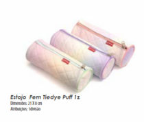 ESTOJO FEM TIEDYE PUFF - Distribuidora 12 de Outubro