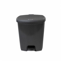 LIXEIRA NATURALLE RATTAN C/PEDAL 14,5 L TABAC - Distribuidora 12 de Outubro