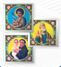 BANDEIRA DE SANTO P/ MASTRO (C/ 6 UNID.) - Distribuidora 12 de Outubro