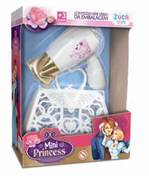 KIT SECADOR + BOLSINHA  PRINCESA - Distribuidora 12 de Outubro