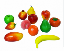 LEGUMES ENFEITE ESPUMA 12 PCS - Distribuidora 12 de Outubro