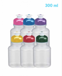 SQUEEZE KIDS PP TAMPAS SORTIDAS 300 ML - Distribuidora 12 de Outubro