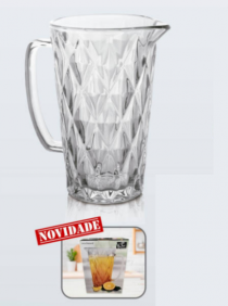 JARRA DIAMANTE TRANSPARENTE 1L - Distribuidora 12 de Outubro