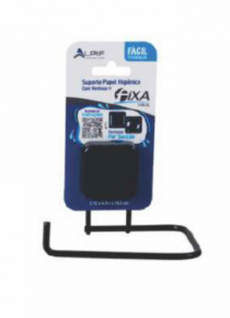 SUPORTE PAPEL HIGIENICO COM VENTOSA PT - Distribuidora 12 de Outubro