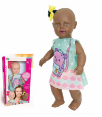 BONECA MEU NENEZAO NEGRA - Distribuidora 12 de Outubro