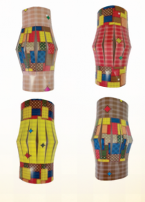 LANTERNA SORTIDA 21X31CM PCT C/8 - Distribuidora 12 de Outubro