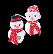 BONECO DE NEVE ENFEITE - Distribuidora 12 de Outubro