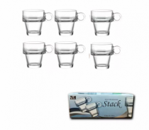 CONJUNTO DE XICARAS 90ML 6PCS - Distribuidora 12 de Outubro