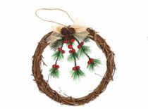 GUIRLANDA NATURAL CHERRY 22CM - Distribuidora 12 de Outubro