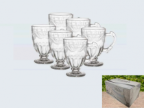 CANECA CRISTAL 190ML 6PCS - Distribuidora 12 de Outubro