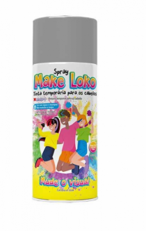 SPRAY LOKO BRILHO-LATA 120ML PRATA - Distribuidora 12 de Outubro