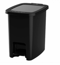 CESTO DE PEDAL 7L PRETO - Distribuidora 12 de Outubro